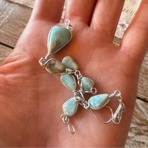 🩵Larimar Stones from Dominican Republic🩵 (broken bracelet)